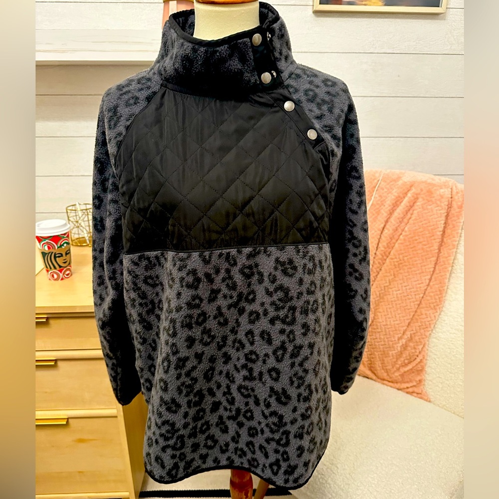J CREW Fleece Top